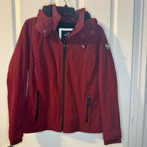 Hollister Crimson Hooded Jacket